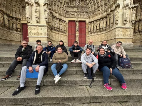 Devant la Cathédrale