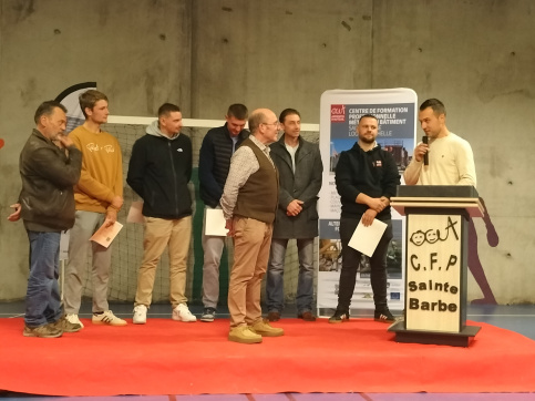 Remise diplôme BP2 COUVREUR