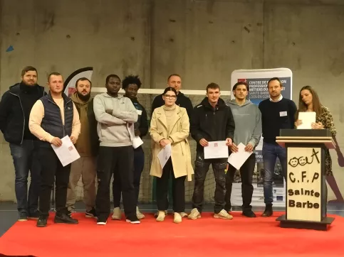 Remise diplôme des plaquistes